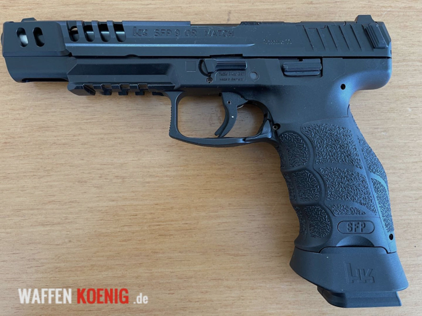 SL-Pistole; Heckler&Koch SFP9 Match OR Kal. 9mm Luger