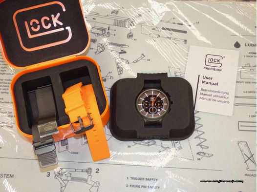 GLOCK Uhr Watch Global Chronograph Armbanduhr Limitiert! Versandkostenfrei !