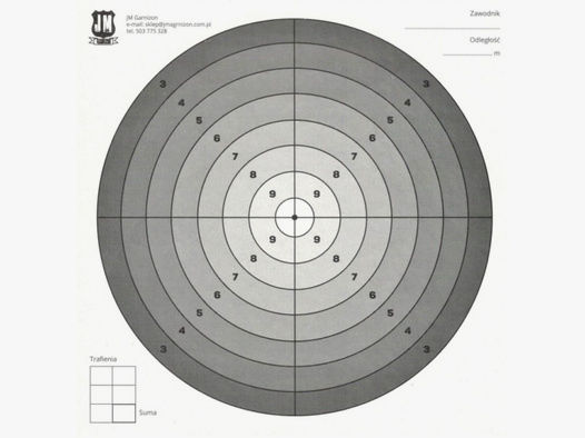 Zielscheiben 17x17 cm 17 x 17 cm 100 Stück 350 g/m2 für Luftgewehr Luftpistole Airsoft und Kugelfang