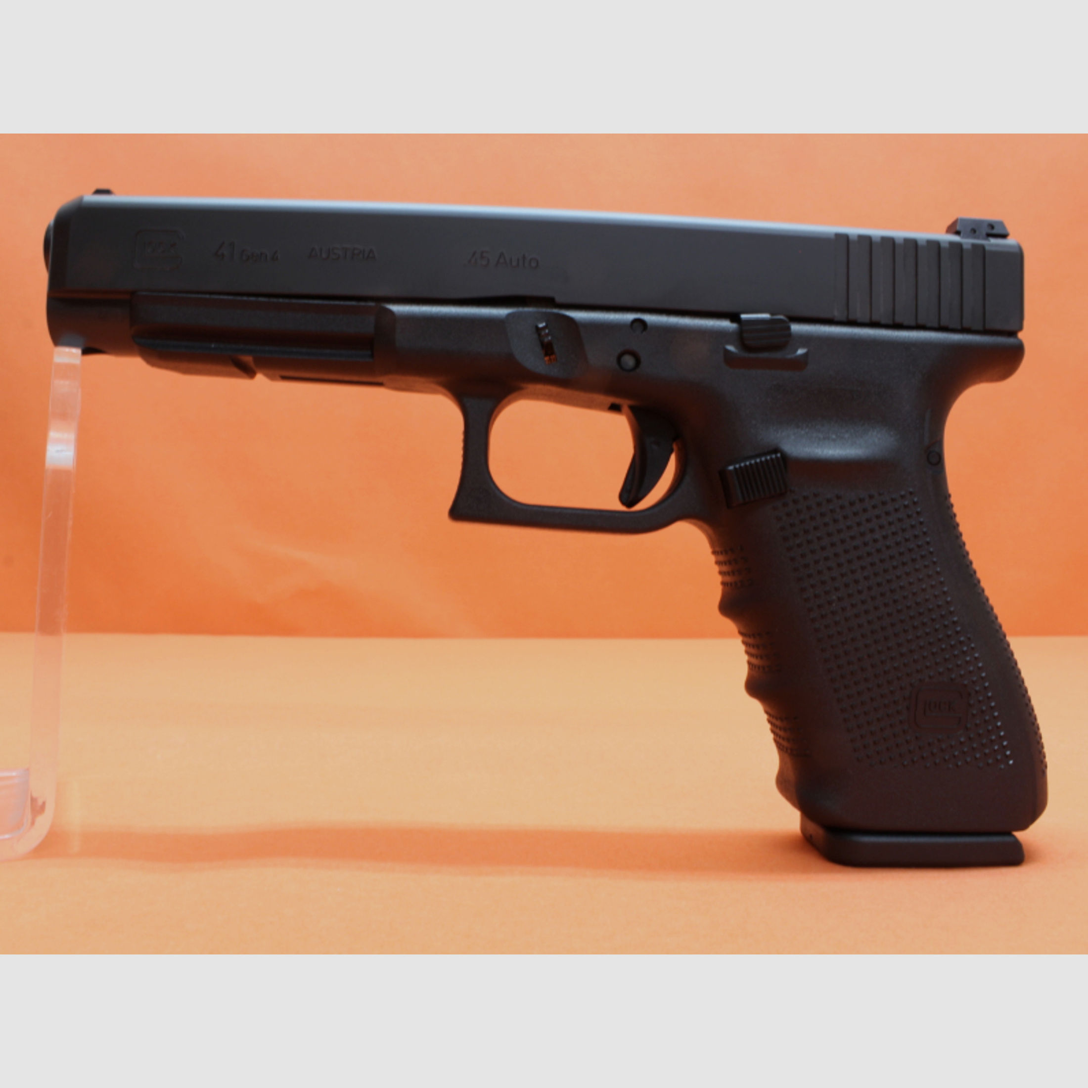 Ha.Pistole .45Auto Glock41 Gen4 (ADJ) 135mm Lauf/ Reservemagazin (.45ACP/.45A.C.P.)