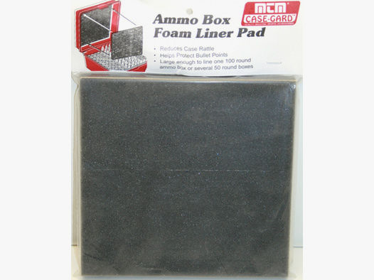 MTM FOAM LINER FOR AMMO BOXES #FL-1-42 Protect | Schaumstoffeinlage für Patronenboxen 18x18x1,5cm