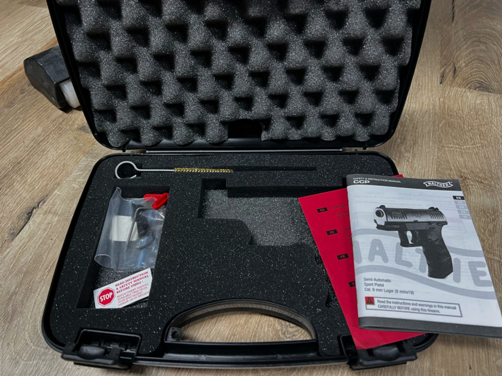 Pistole Walther CCP 9mm mit Zubehör