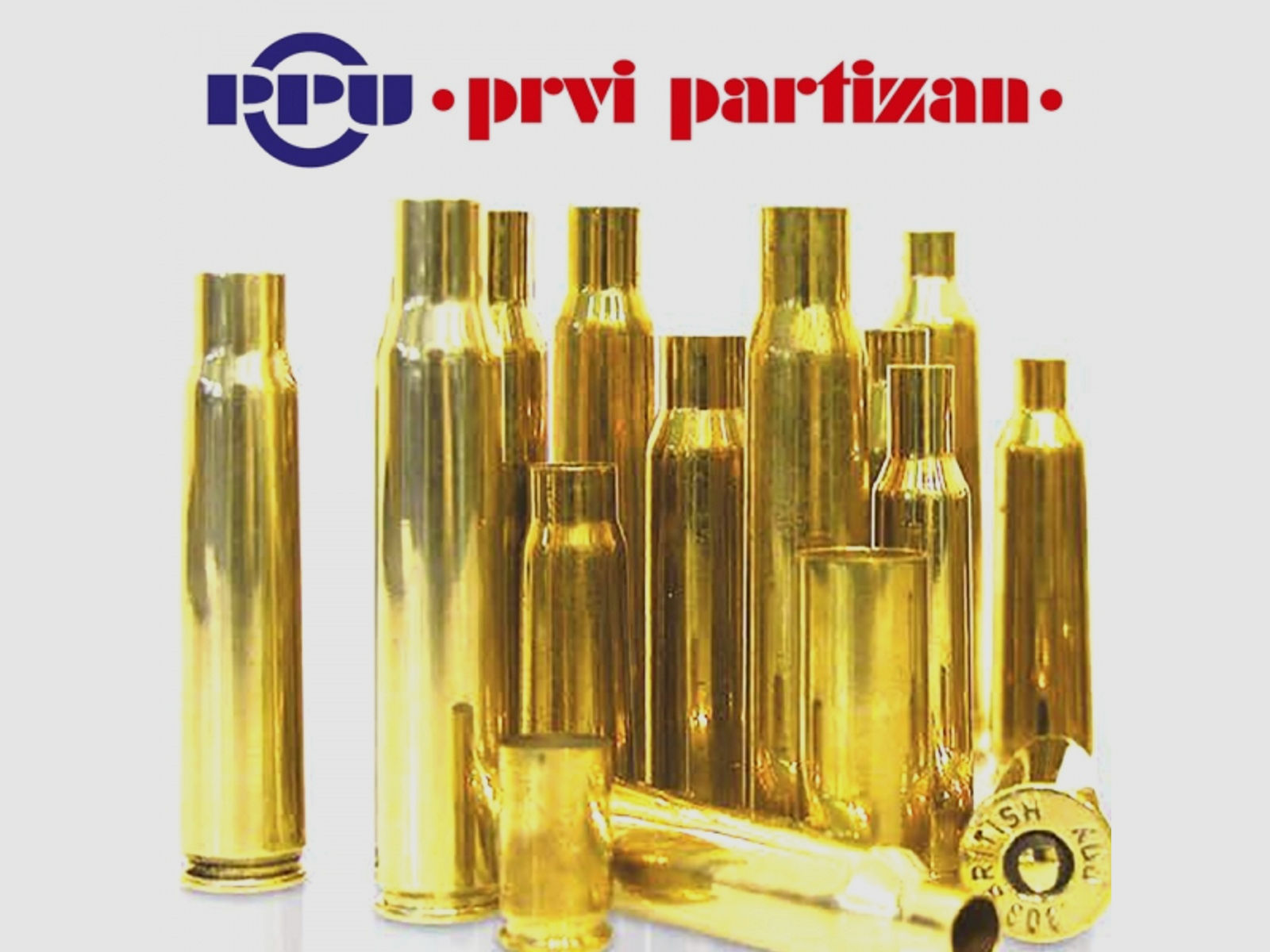 50 Stück NEUE PPU/PrviPartizan Langwaffenhülsen 8x60 S (Boxerzündung)/Unprimed Brass #C474