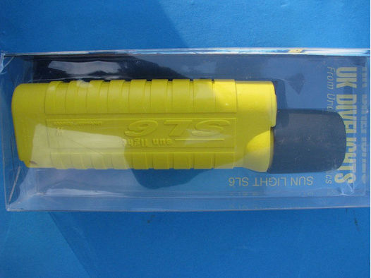 Lampe UK SL6 (Xenon) in gelb  wasserdicht bis 150m