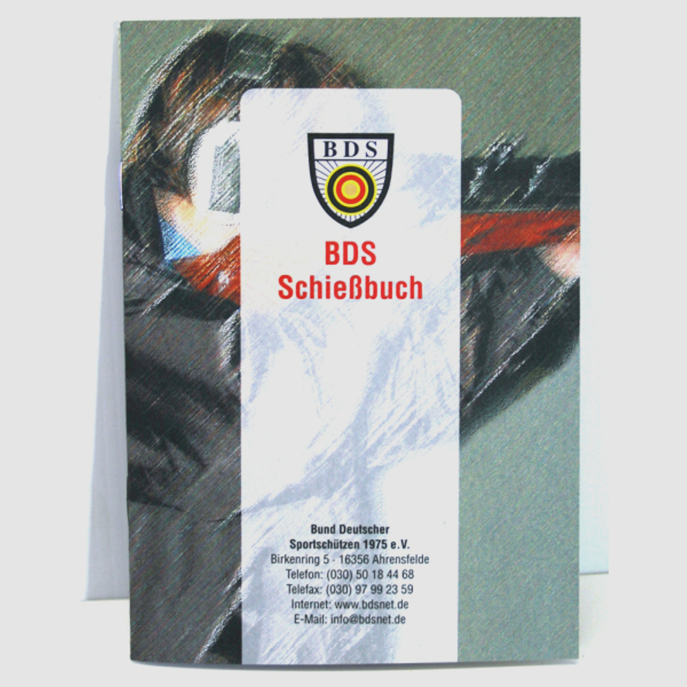 1 x Schießbuch Schießnachweisheft für Behörden oder Verband Bedürfnisnachweis 32 Seiten BDS 105x148
