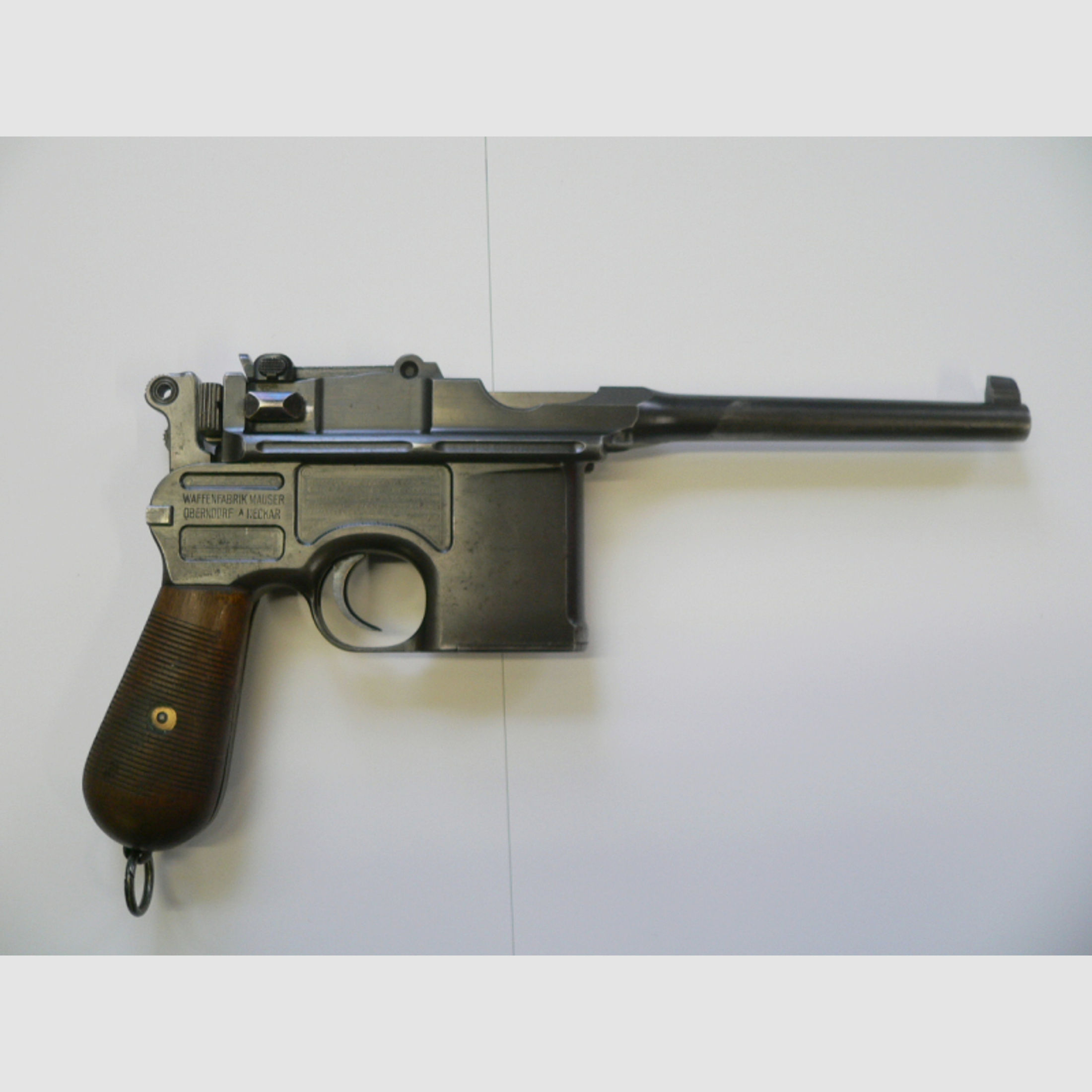 Mauser C96 Nummergleich mit anschlagschaft