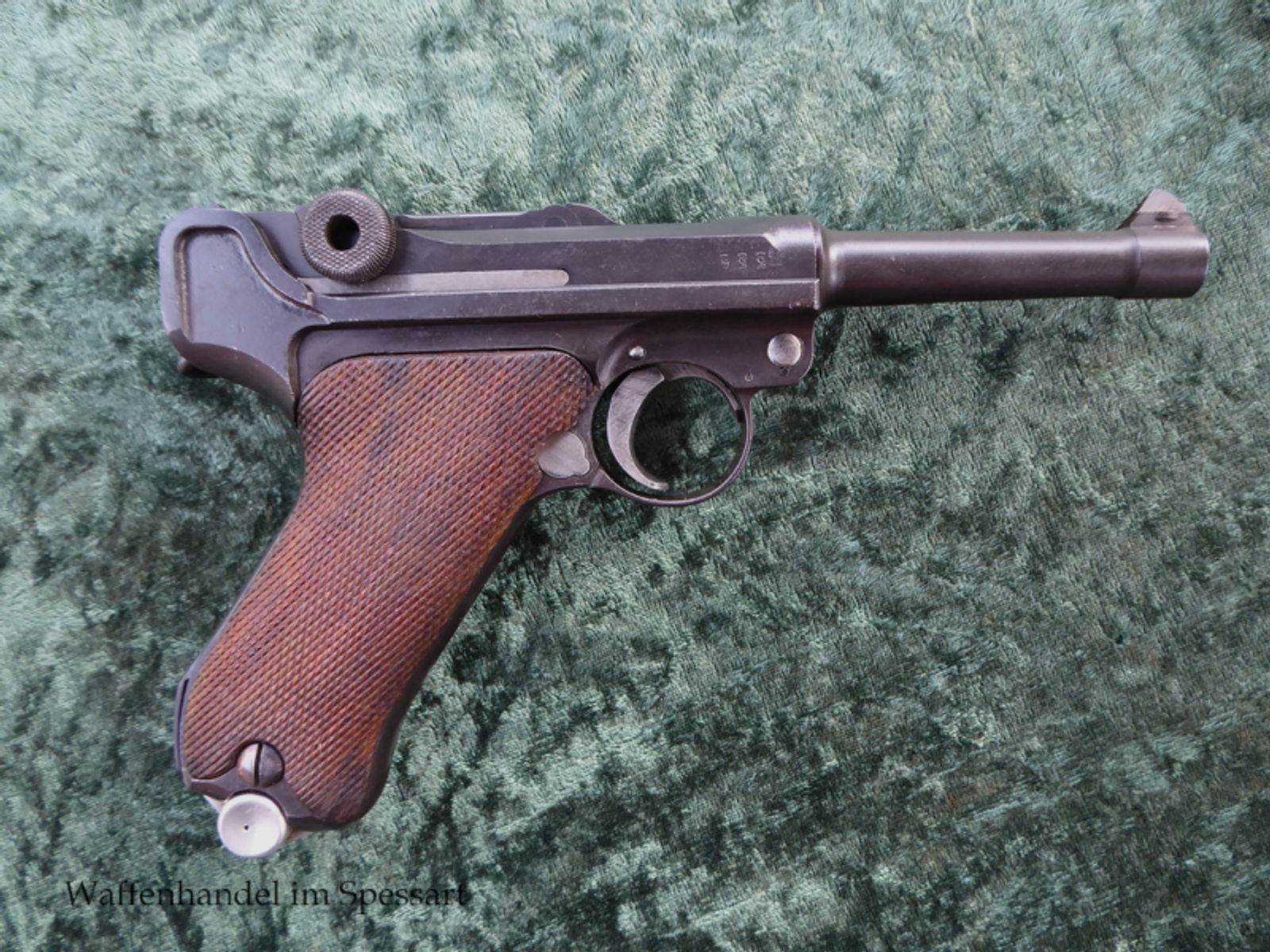 Pistole P08, DWM 1915 mit Nachbeschuß