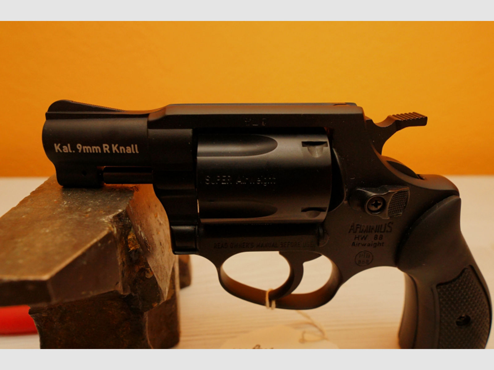 Weihrauch HW88 super Airweight Schreckschuss Revolver SSW Knall 9mm ungeschossen