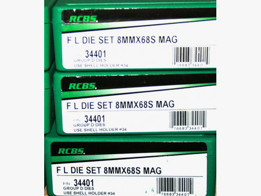RCBS Langwaffenmatrizensatz Full Length 2-Die-Set GROUP D 8x86 S Magnum 8MMx68S MAG 8x68MM #34401