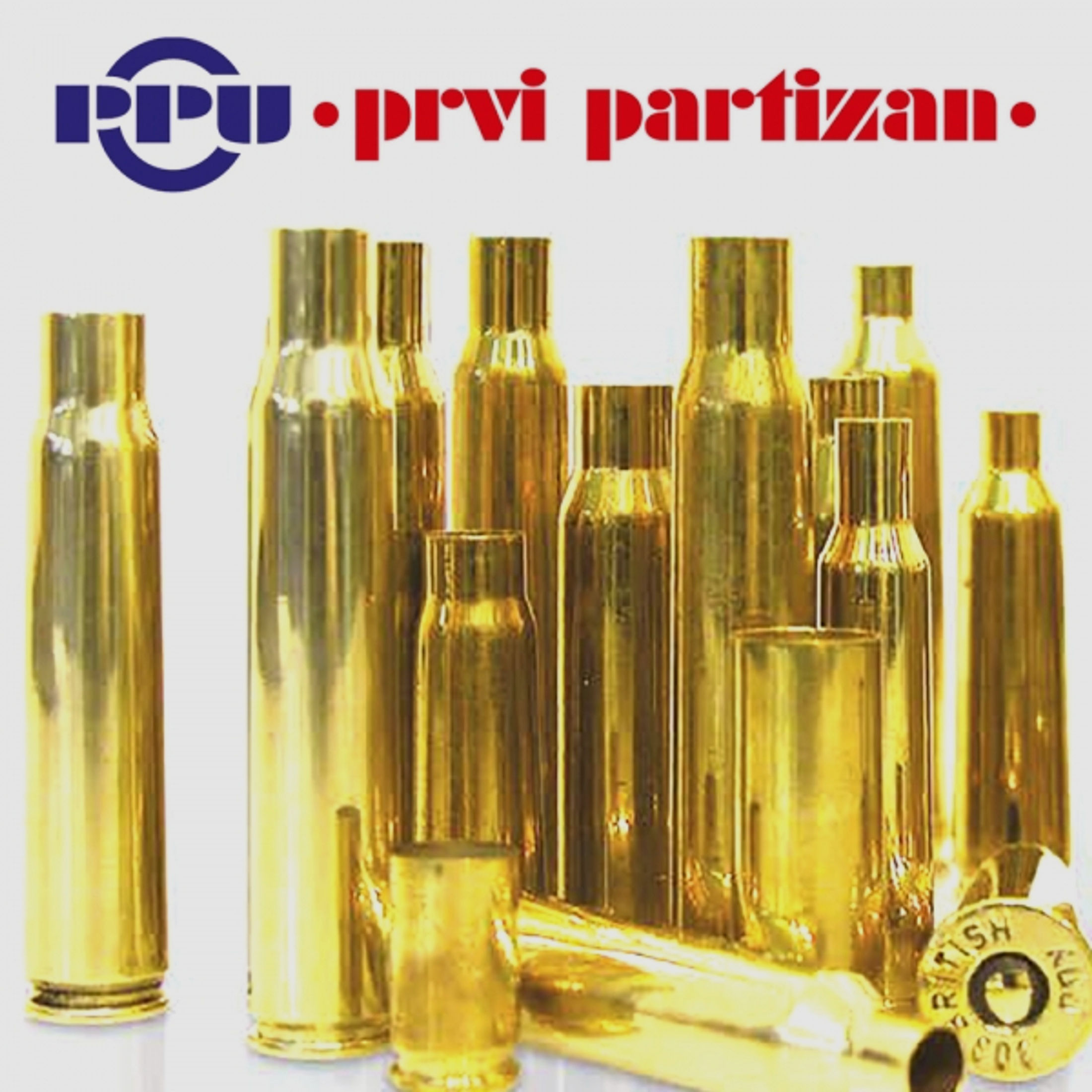 50 Stück NEUE PPU/PrviPartizan Langwaffenhülsen .223 Remington (Boxerzündung)/Unprimed Brass #C132