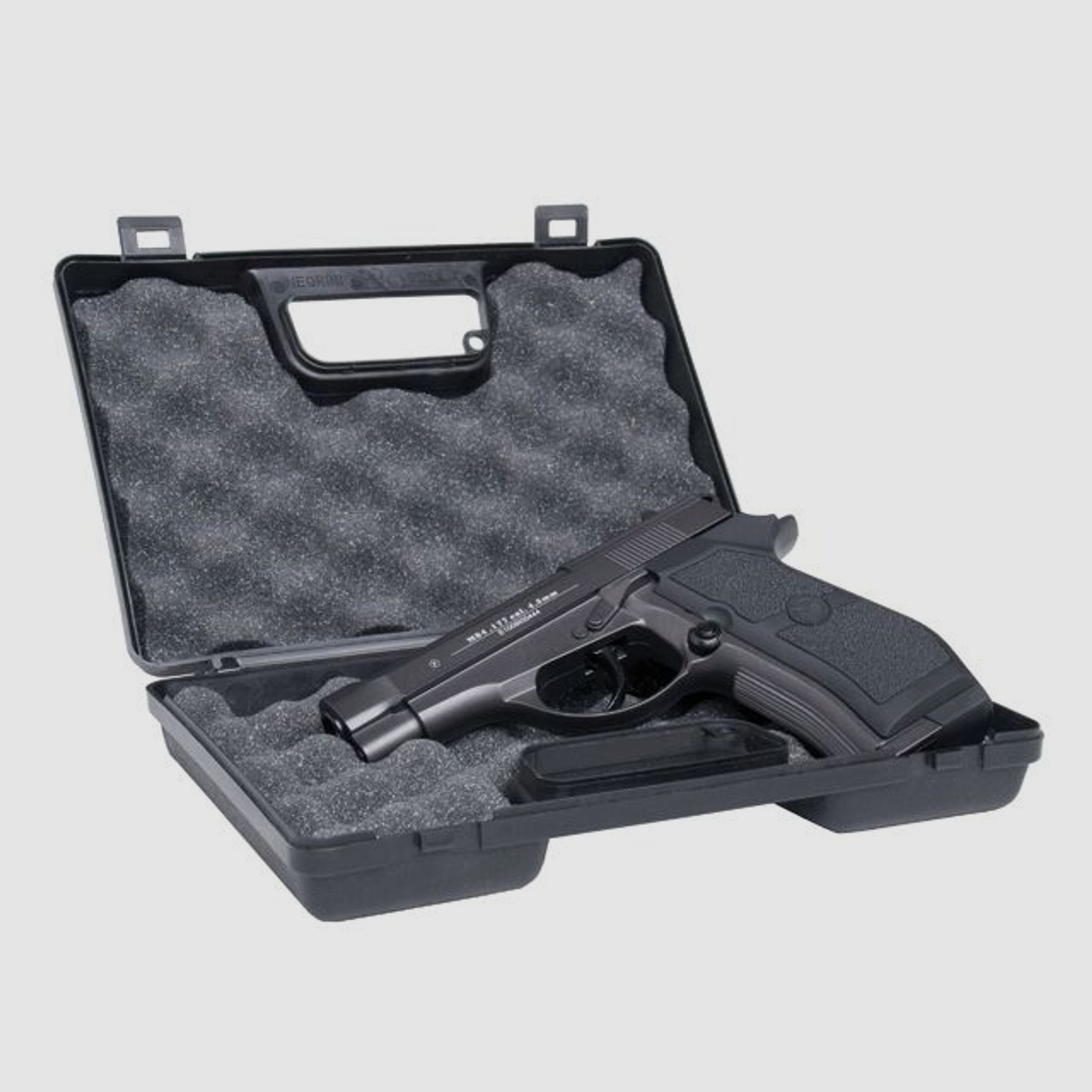 GSG Pistolen Koffer SMALL - Transportbehältnis Kurzwaffe Pistole Revolver 22cm x 14cm abschließbar