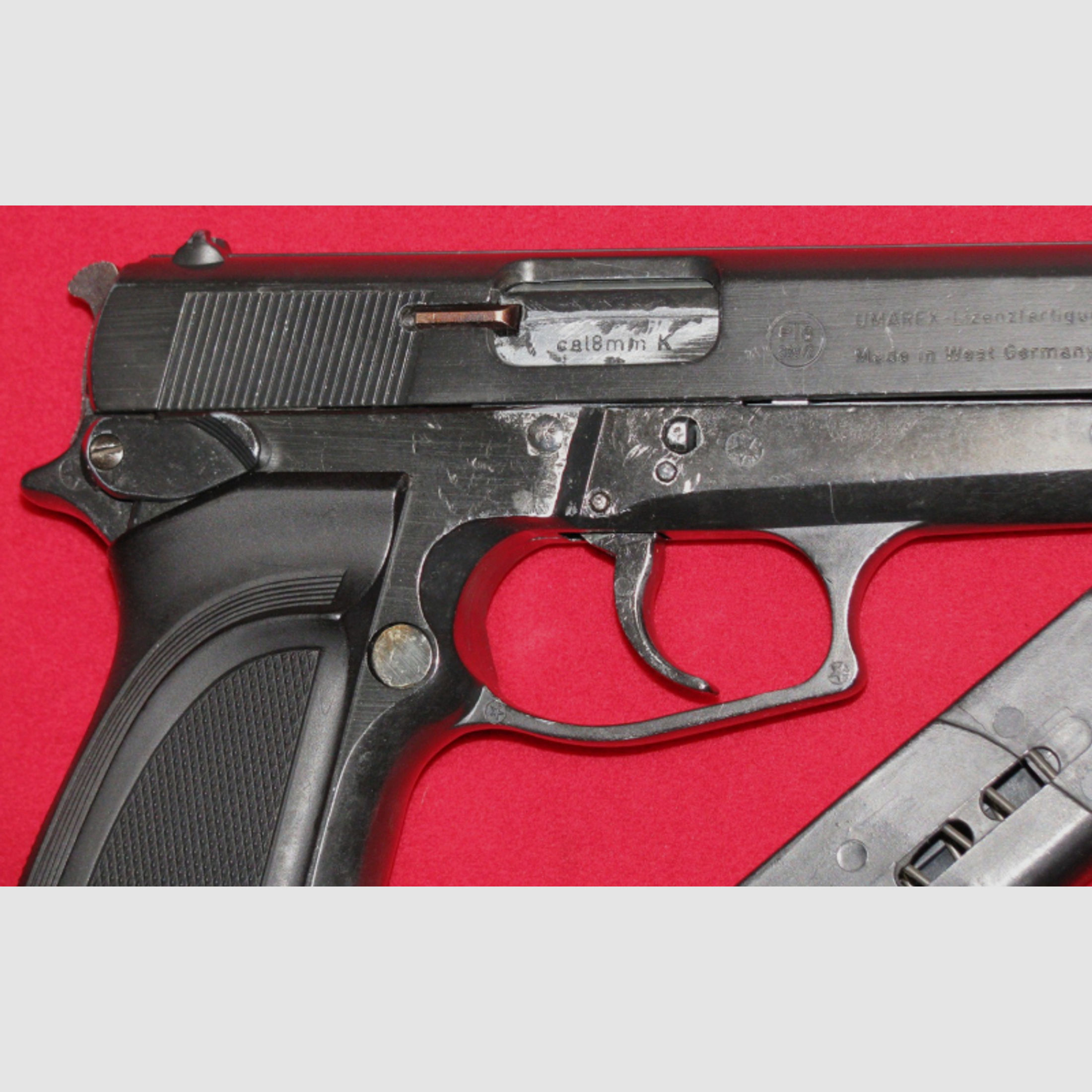 Umarex Schreckschuss - Pistole, eine Umarex Browning-GP DA mit PTB 389 / 2, Bitte ansehen