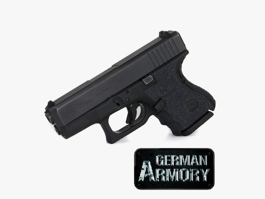 Gummi Gripaufkleber für Glock 26 27 33 besserer Grip sicheres Handling IPSC Combatshooting