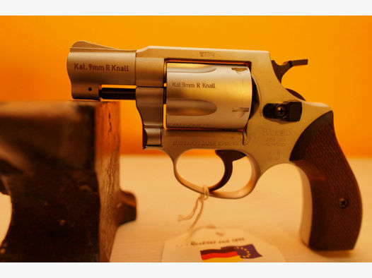 Weihrauch Revolver HW88 Super Airweight Stainlees Look extrem seltene PTB 888 SSW Knall / Gas 9mm