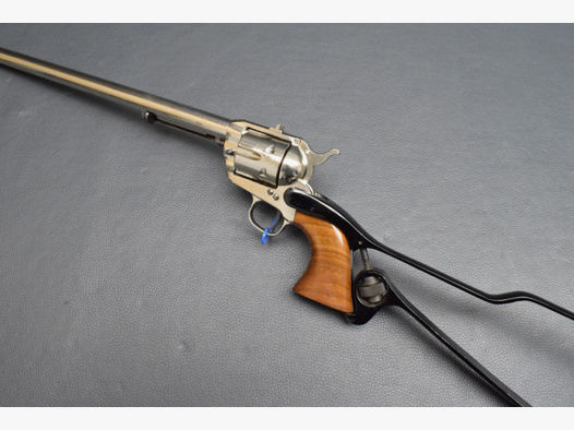 Armi-Jager SAA Revolver, Frontier-Buntline, mit Sklettschaft, Kaliber .22lr