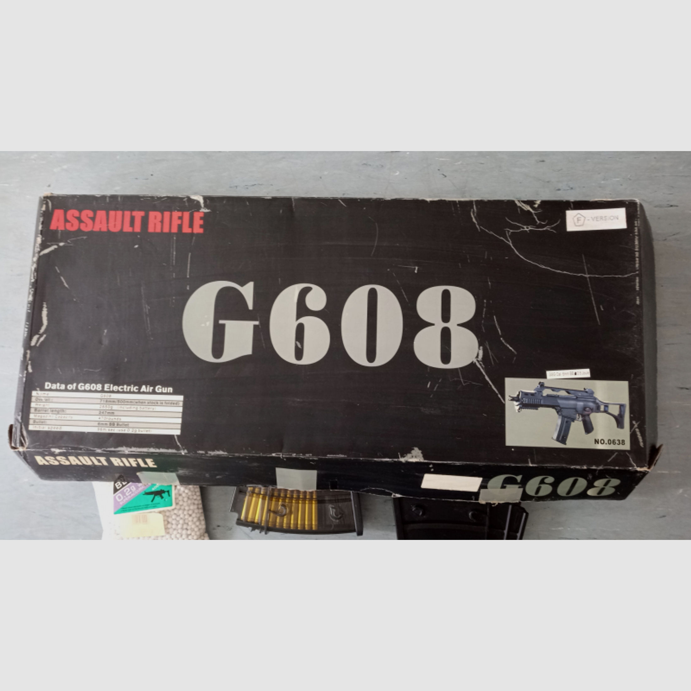 Airsoft G608 0,5 Joule defekt