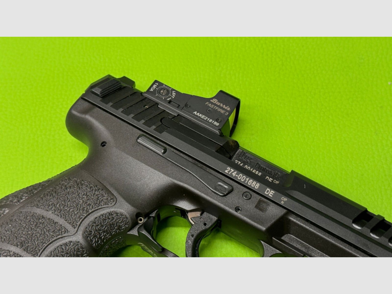 Pistole Heckler & Koch SFP9 OR Match | mit Burris FastFire 3 Rotpunktvisier | Kaliber 9mmLuger