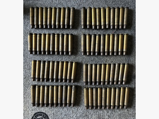 80 Hülsen .223 Remington 5.56 NATO Messing 1x abschossene Fabrikmunition