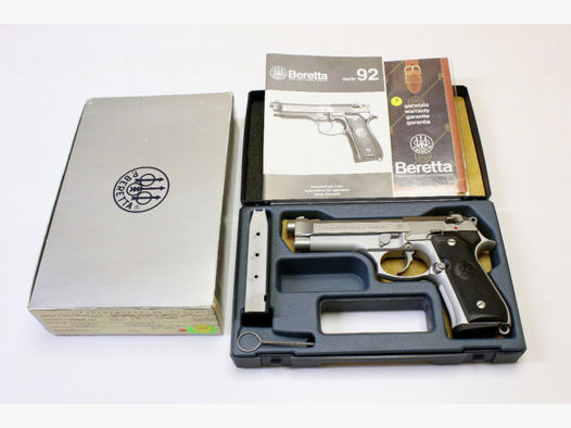 Pistole - Beretta Mod. 92FS INOX in OVP | 9mmLuger