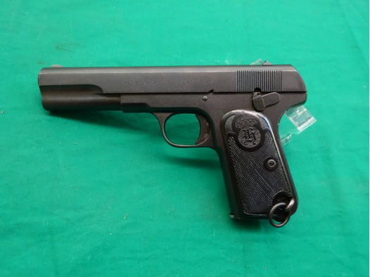 Pistole Husqvarna Mod. 1907 Kaliber 9mm Br. long neuwertiger Zustand!