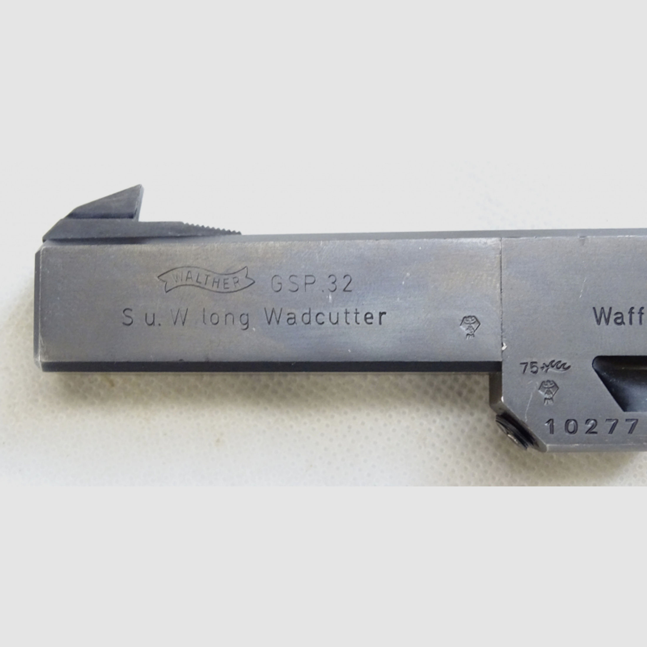 Walther GSP Wechselsystem im Kaliber .32 S&W long Wadcutter