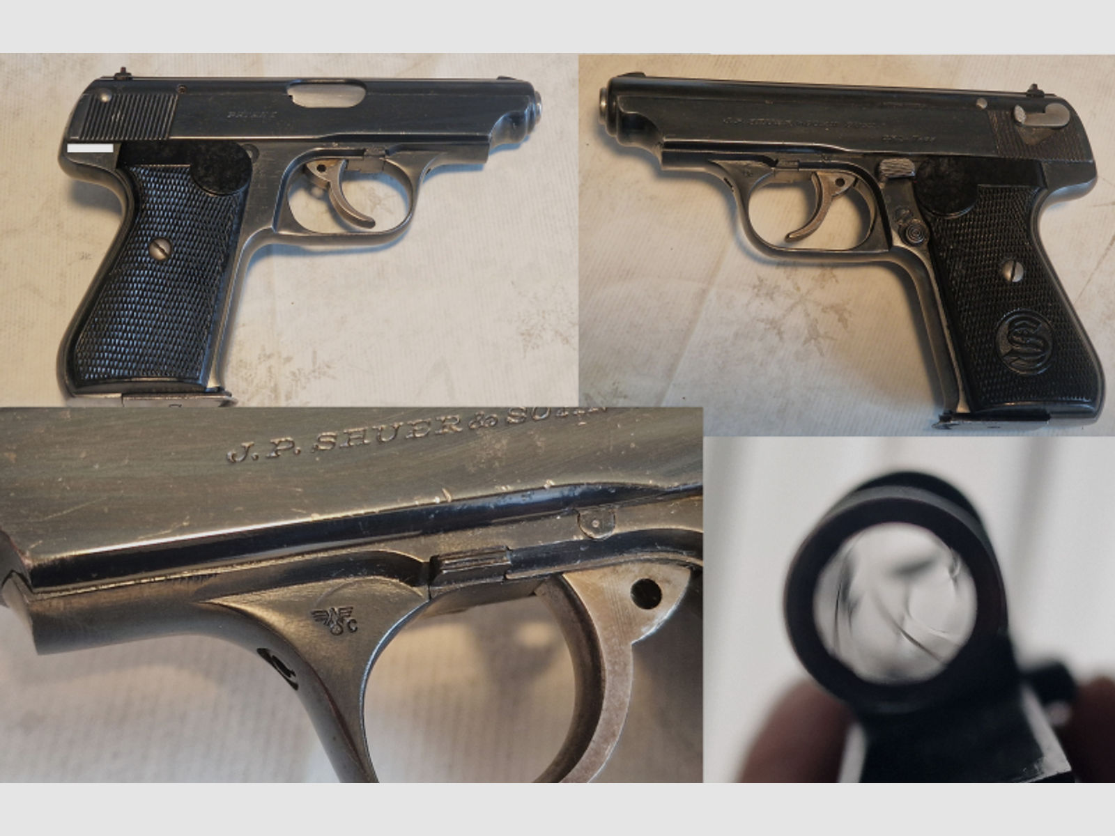 Pistole Sauer & Sohn Modell 38h Kal. 7,65mm Polizeistempel Adler/C