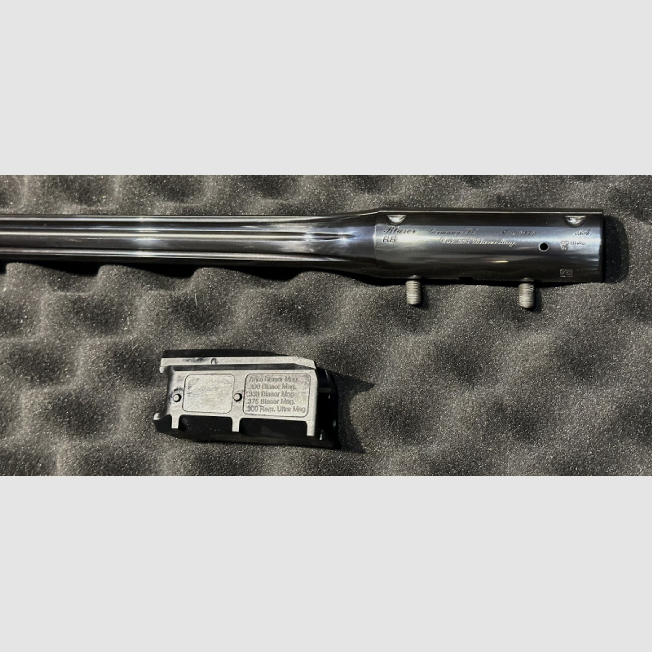 Blaser R8 Custom .338Blaser Magnum Semi Weight Wechsellauf (Rutenium)
