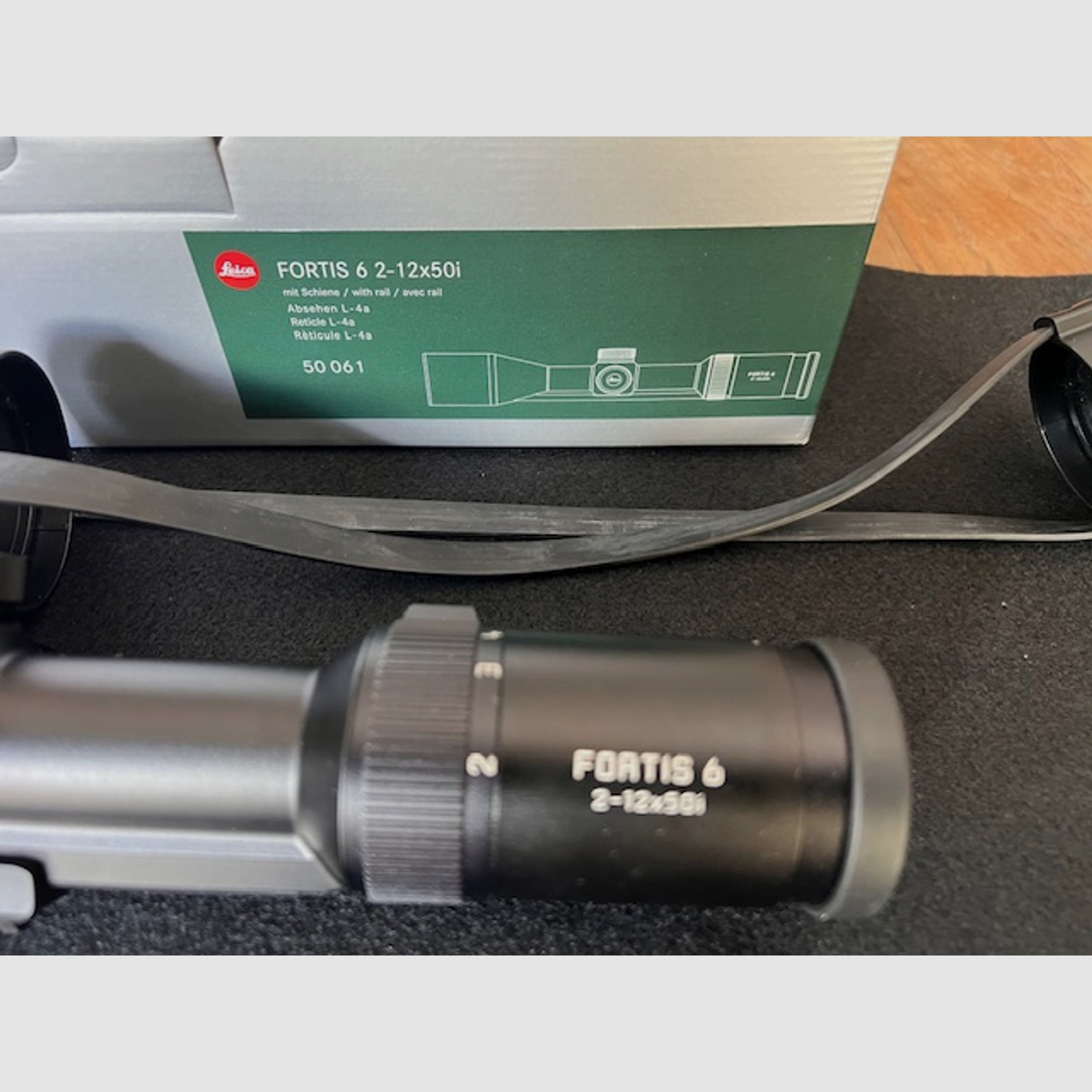 Zielfernrohr Leica Fortis 6 2-12x50i unbenutzt und Ovp mit Schiene und Blaser Sattelmontage