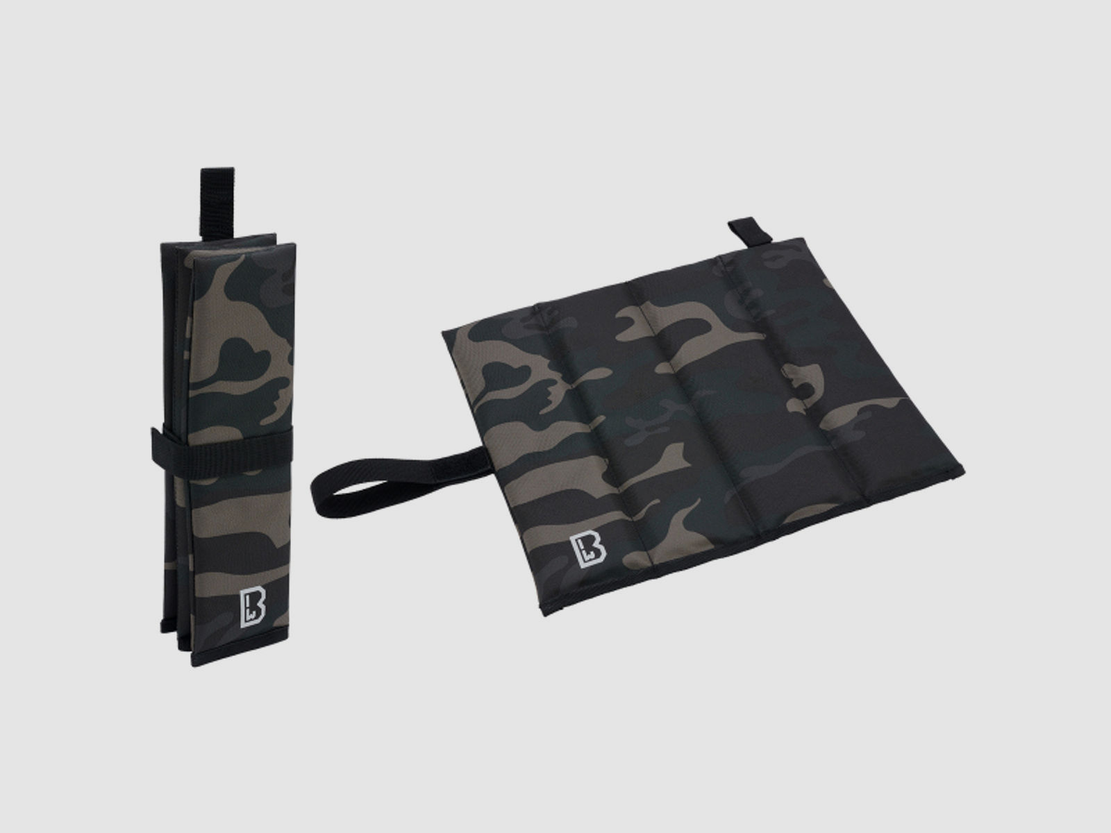 Sitzmatte - gefaltet - Dark Camouflage - 31 cm x 9 cm x 6 cm