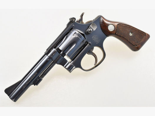 SMITH & WESSON KK - Revolver Modell 34 " KIT GUN " mit 4" Lauf im Kaliber .22 LR