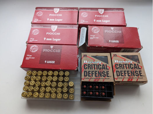 291 Patronen 9mm Luger / 9 mm Para