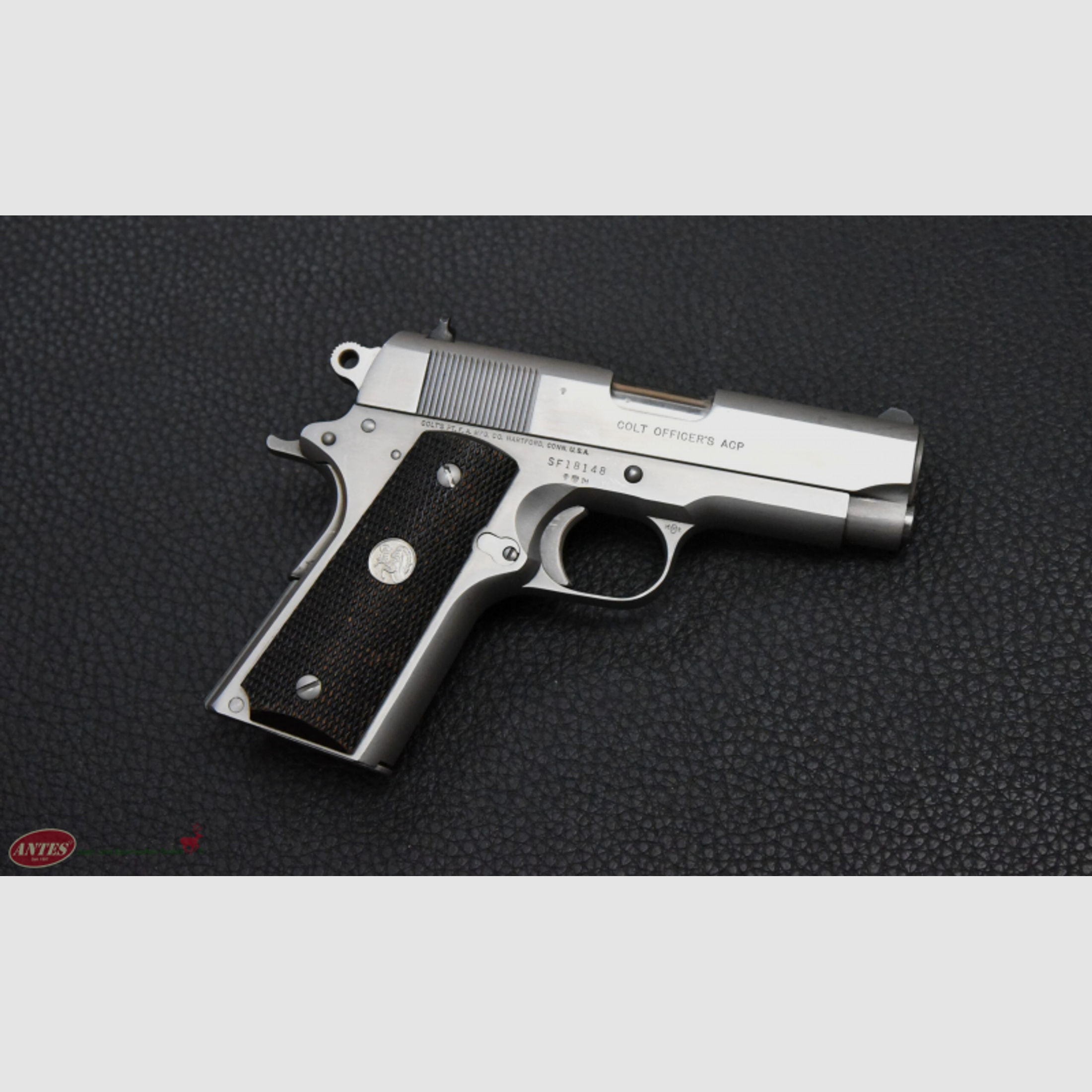 Colt Pistole MK IV / Series 80 Mod. Officer`s ACP stainless, Kal. .45 Auto