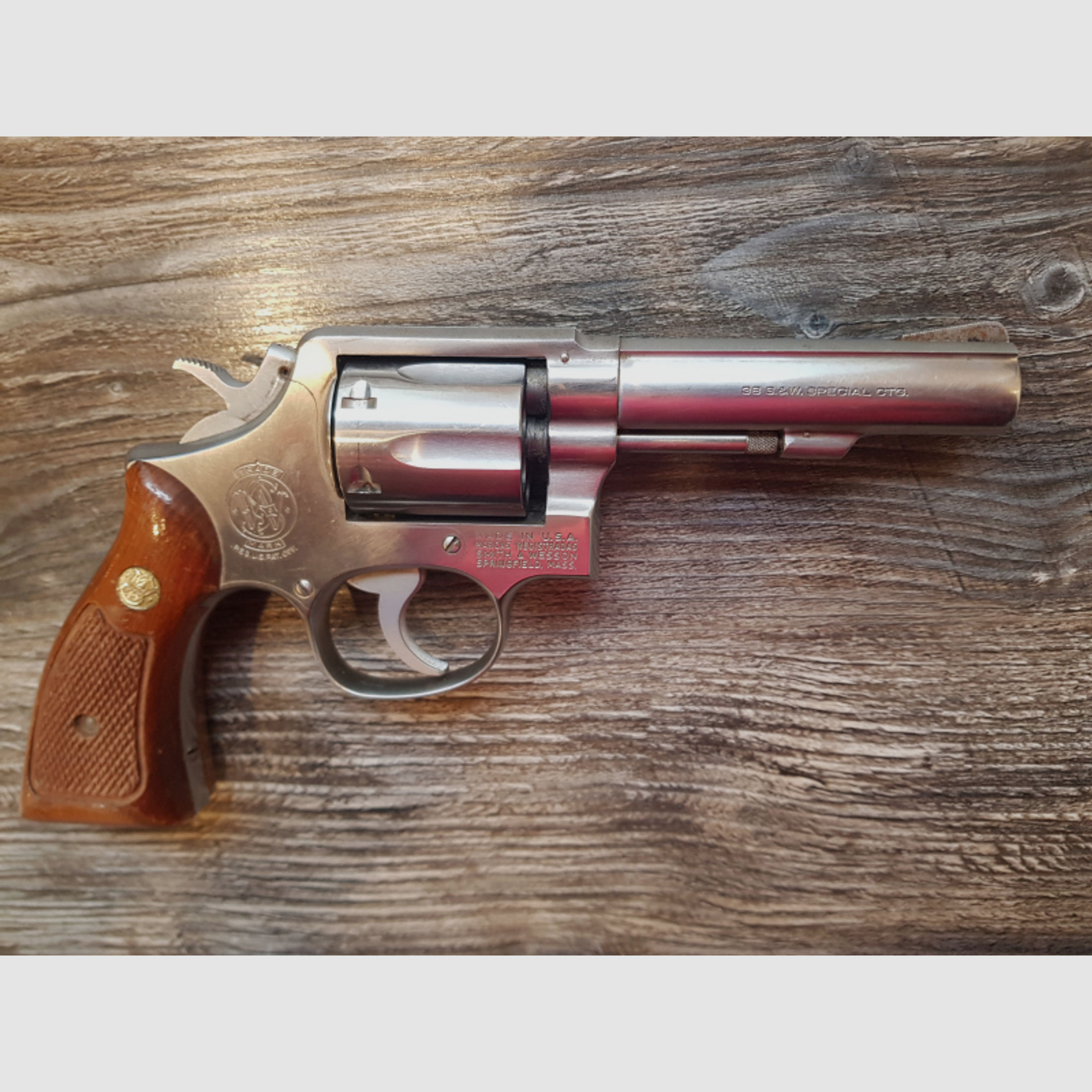 Revolver 38 Special Stainless Steel Smith&Wesson Model: CTG 5Zoll