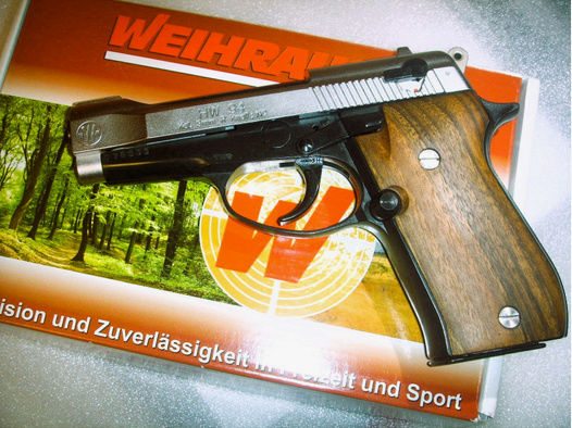Weihrauch HW 94 BiColor m. Holzgriffschalen, inkl. 2 Magazine, OVP, neuw. u. ungeschossen