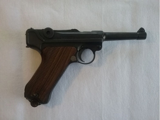 Pistole Luger P08 Erfurt - 9mm Luger- Nummerngleich