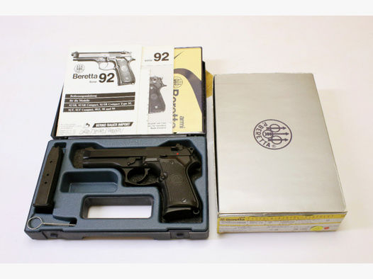 Pistole - Beretta Mod. 92FS "Compact" in OVP (Neu) | 9mmLuger