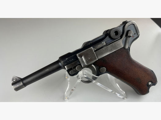 gebrauchte Pistole 08 Mauser persisches Wappen im Kal. 9 mm Luger