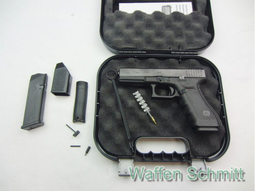 Pistole Glock Mod.17 Gen.4, Kaliber 9mm Luger. Im Originalkoffer. Guter Zustand!!!