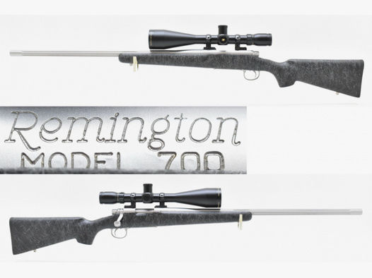 Top ! REMINGTON 700 " SENDERO " Stainless Repetierer Kal .308 Win. mit SIGHTRON Target ZF 8-32x56
