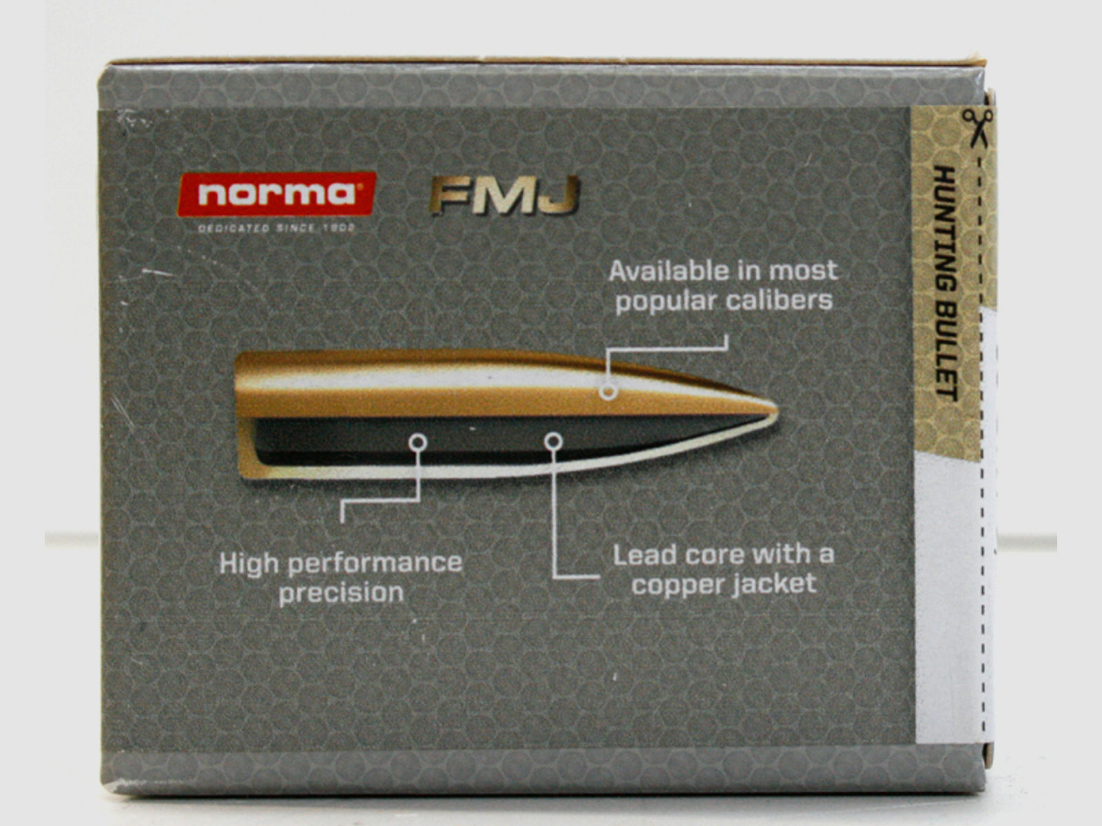 100 Stück NEUE NORMA Geschosse - FMJ 5,7mm/.224 - 3,6g/55gr #20657081 Match-Geschosse Vollmantel !