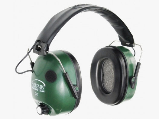 Gehörschutz Kapsel Artemis Mod. NR 86 *grün* -elektronisch- NEU