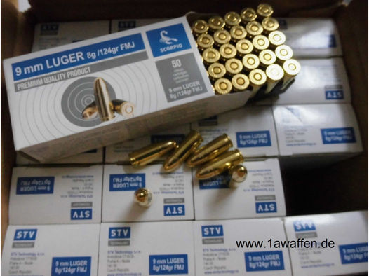 Munition STV 9mm LUGER / PARA