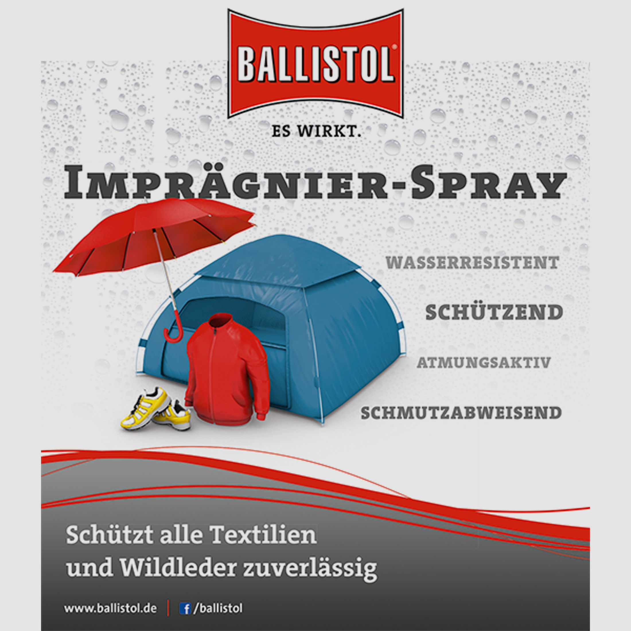 Ballistol Pluvonin Imprägnierspray 200ml Spray #25000 | wasser- und schmutzabweisende, Leder, Naturf