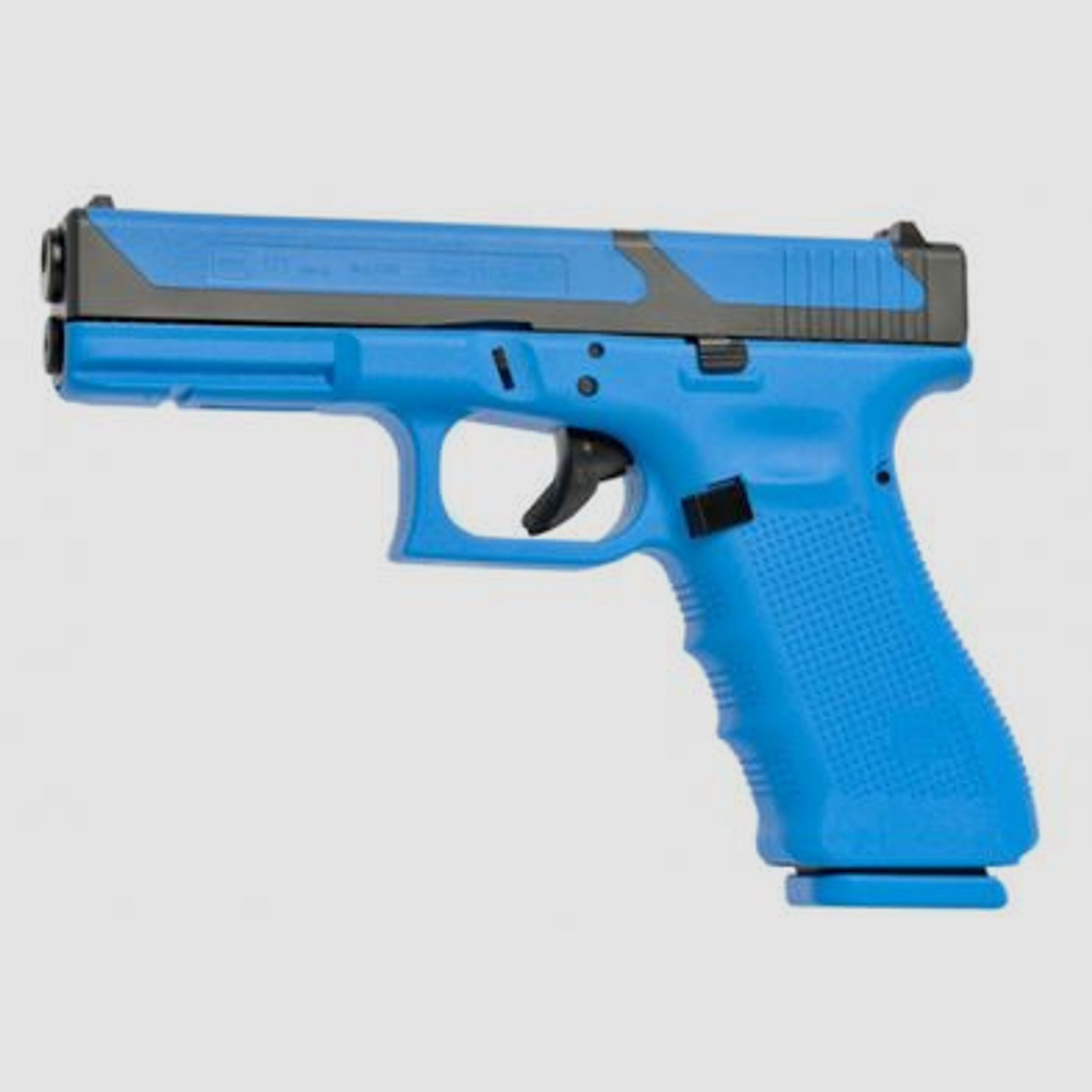 Halb Sl Pist Glock 17T 9mm FX blau ,NEU, von WF-SPORTS