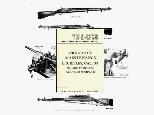Nachdruck US-Dienstvorschrift M1 Garand Instandsetzung von 1947