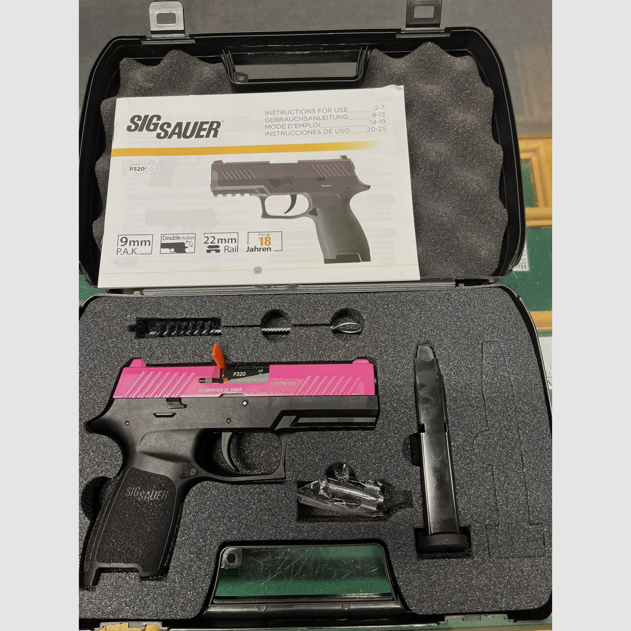 Sig Sauer P320 Pink, 9mm P.A.K.