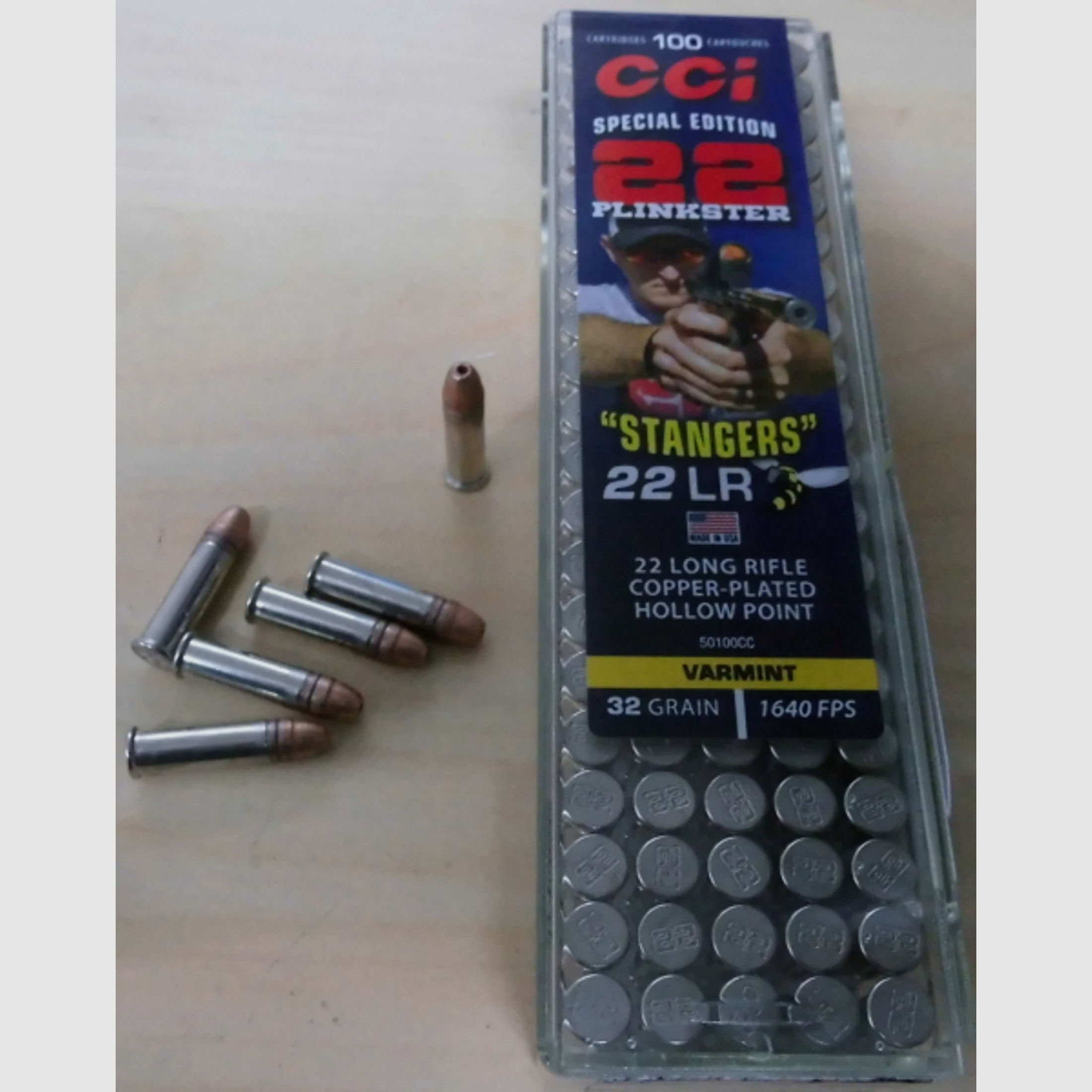 Munition CCI 22lr Stangers HV