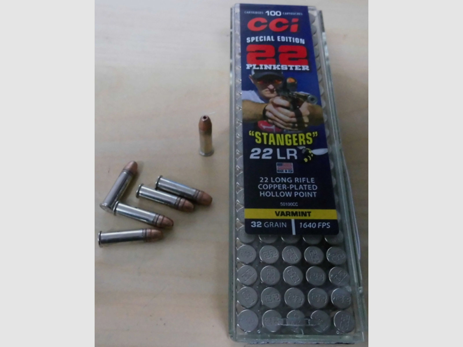 Munition CCI 22lr Stangers HV