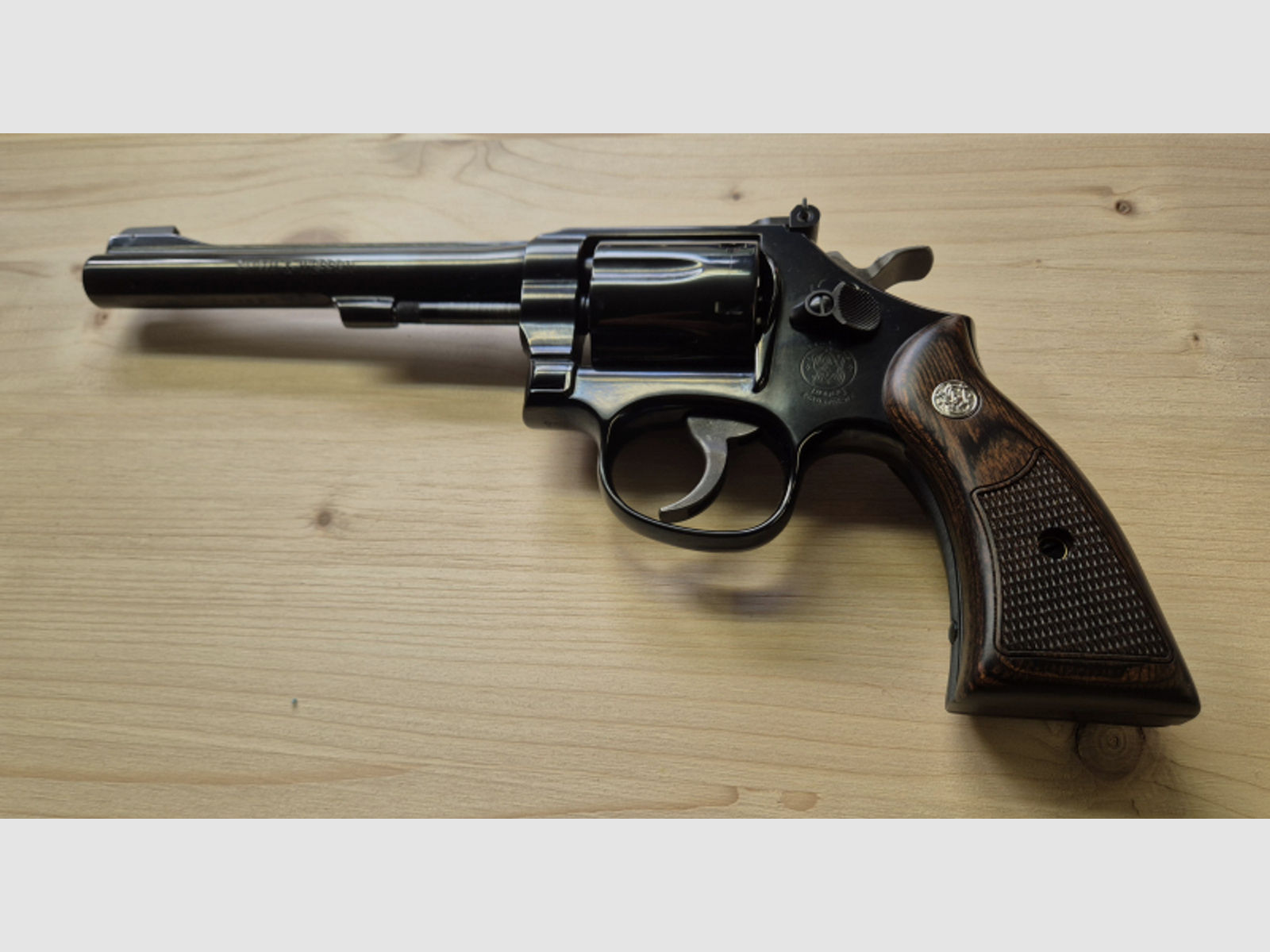 Smith&Wesson Model 17 -9 / 6" Masterpiece Kleinkaliber Revolver 22lfb.