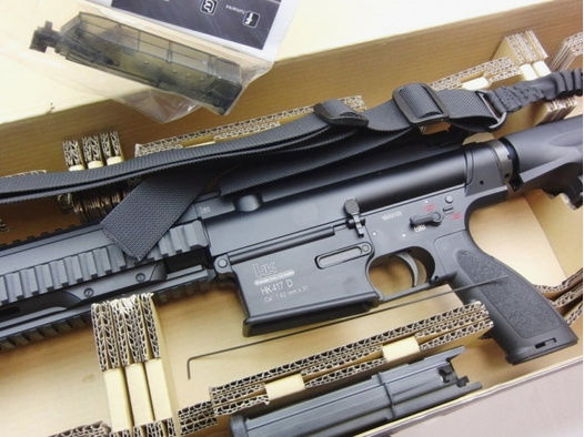 Airsoft-Gewehr Heckler&Koch HK 417, Kaliber 6mm BB.Gas-Blow-Back. OVP!!!